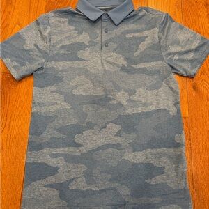 Under Armour Gray Camo Polo Shirt